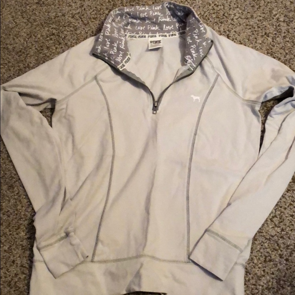 Pink zip up